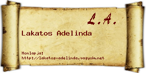 Lakatos Adelinda névjegykártya